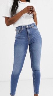 Topshop Moto Jamie High Waisted Skinny Jeans