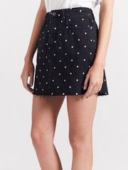 Current/Elliott 5 Pocket Mini Polka Dot Skirt