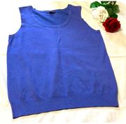 Covington Blue Sweater Vest Size XL Sleeveless Women’s