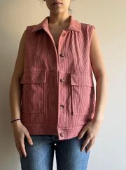 Corduroy Vest Sleeveless