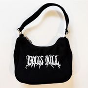 Dolls Kill Embroidered Mini Shoulder Bag Purse