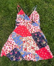 Floral Patchwork Sundress