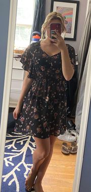 Sheer Floral Dress