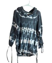 Young Fabulous & Broke Tie Dye Hoodie Medium