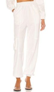 Michael Costello X Revolve White sweatpants