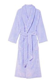 Victorias Secret Plush Fluffy Teddy Robe Full Length Purple XL X-Large NWT