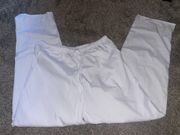 white scrub bottoms -