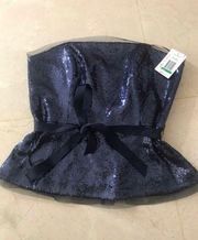 NWT sequin Tube Top