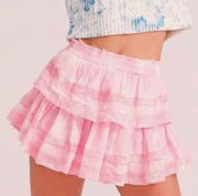 Ruffle Mini Skirt