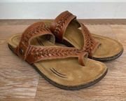 NWOT Biza Women’s Lexi Brown Genuine Leather Sandals