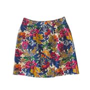 Ruff Hewn 90s Pink Blue Yellow Faux Wrap Skirt