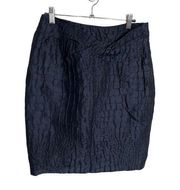 3.1 Phillip Lim Blue Textured Skirt 2