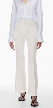 Aritzia Babaton High Waisted Flare Trouser Pant in Espace