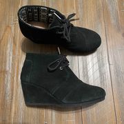 Black Suede Booties