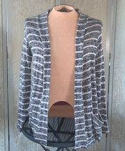 Bobeau striped cardigan