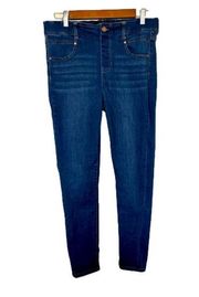 Liverpool The Skinny Pull On Denim Jeans Size Women's 10 / 30 Comfort Ankle Pant