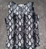 Snakeskin Eye candy Bodysuit