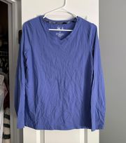 Purple Long Sleeve Pj Shirt 