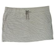 ATHLETA Pull-On Athletic Tennis Skort Skirt Pockets Pickleball Stripe size 2X