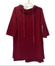 Very J Tunic Sweatshirt Women’s Medium