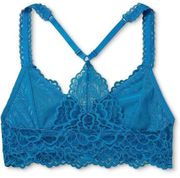 Xhilaration | Women's Racerback Lace Bralette Bra | Small