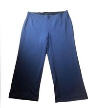 Torrid Pull On Wide Leg Studio Cupro Pants Womens Size 5X Blue Soft Modal Blend