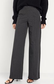 High Waisted Pull-On Pixie Wide Leg Pants 