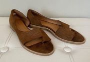 Kelsi Dagger x Revolve Brooklyn Susana Toe hold Brown Sandals Size 9.5