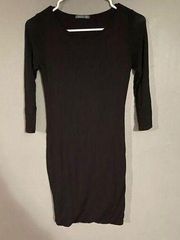 Soprano Black 3/4th Sleeve Dress Size Small