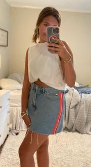 jean skirt