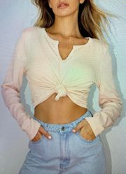 Peach Long Sleeve Tee