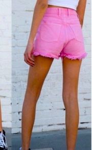 Brandy Melville pink high waisted shorts