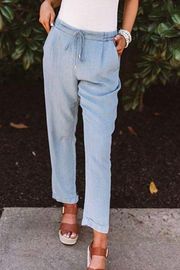 Chambray Pants 