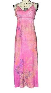 Jane Ashley pink maxi dress medium