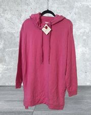 NWT BB Dakota Off Duty Pull over Hoodie  Color Pop Pink, size S