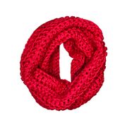 comfy warm red scarf
