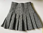 Glen Plaid Mini Skirt