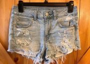 American Eagle  outfitters Jean shorts size 4 ￼(1567)