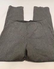 JM Collection Women's Elastic Waist Slim Fit High Rise Gray Leggings Size L