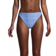 WeWoreWhat Amber Light Blue Denim Wash Bikini Bottom Size XL