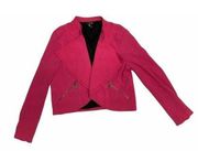 Nicole By Nicole Miller Pink Blazer Jacket Size L Large RN 93677