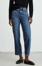 Everlane The 90's Way High Jean size 24 Button Fly Cropped Mom Jeans