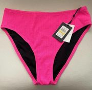 NWT DKNY Swimsuit Bottoms Size M Pink Color