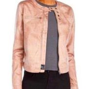 William Rast Rose Gold Moto Jacket