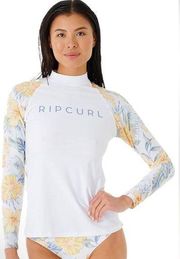 Women's Always Summer LS Rash Guard - White Size M