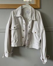 SNDYS White Denim Jacket