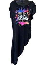 Hip Hop Legends Asymmetrical Graphic Tee