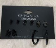 Simply Vera 5 pairs earrings