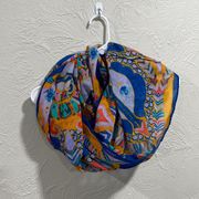 Aerie Vibrant Retro Infinity Loop Scarf