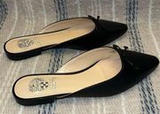 Vince Camuto Palulli Black Slip On Mules NWOB